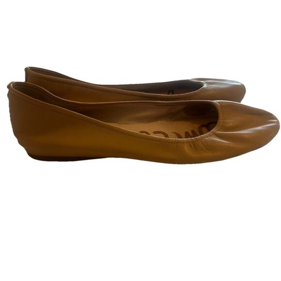 Sam Edelman Noah Tan Ballet Flats Size 10 M Leather SlipOn Classic Shoes Comfort - Picture 2 of 11